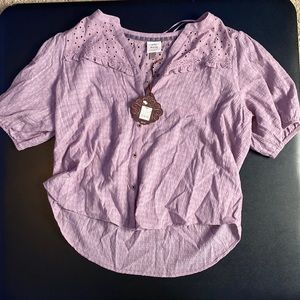 Knox rose, women’s, short sleeve shirt, XXL, purple, short sleeve shirt, NWT
